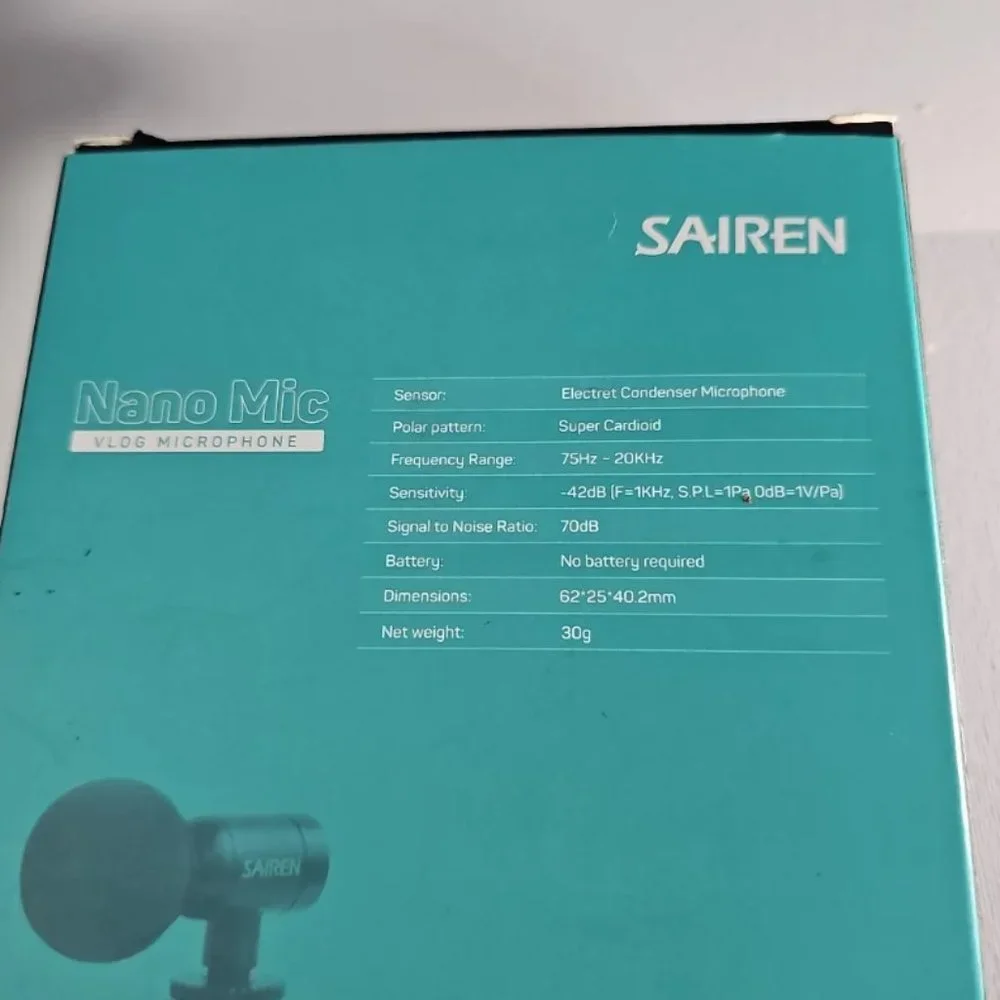 Sairen nano mic vlog microphone